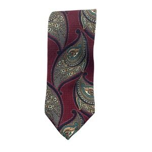 Steven Windsor Burgundy Paisley Necktie‎ Formal Business Professional Men's Tie